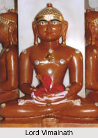 Iconographic depiction of the Thirteenth Jain Tirthankara